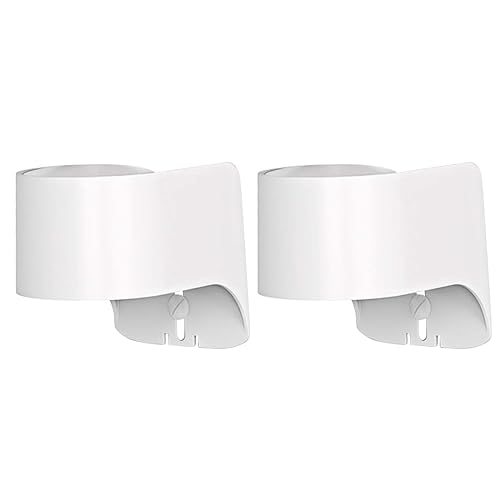 Outlet Mount for Camera, 2 Pack Plug-in Wall Stand, 360 Degree Swivel and Space Saving Design (Camera are Not Included)