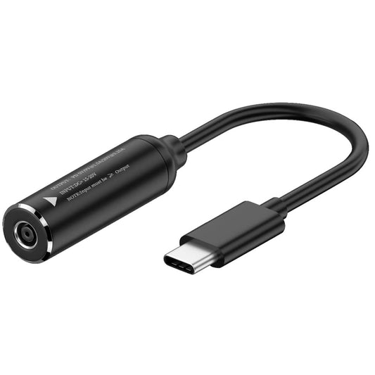 Female 4.5mm Barrel Smart Tip to USB C Adapter Cable for HP DELL USB-C Charger 45w 65w PD 5V/9V 1.5a max 20v 3.25a 65w max