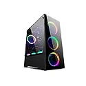 Bgears b-Voguish-RGB Gaming PC ATX case, Include: 6 x 120mm ARGB Fans, 1 x 10 Fans Controller, 1 x Remote Controller, USB3.0, Support up to EATX