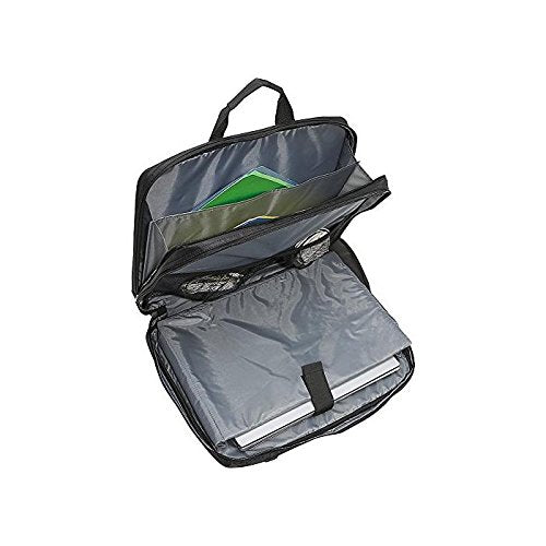Kensington 62567 17-Inch Laptop Sleeve, Padded Interior, Interior/Exterior Pockets, Black