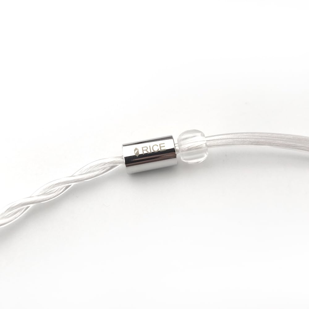 FAAEAL Earphone Cable Litz 5N-OCC Headphone Upgrade Wire 0.78mm 2Pin Earbuds Replacement Line 4.4mm Headset Cable for BLON BL03 TANGZU x HBB Wu…