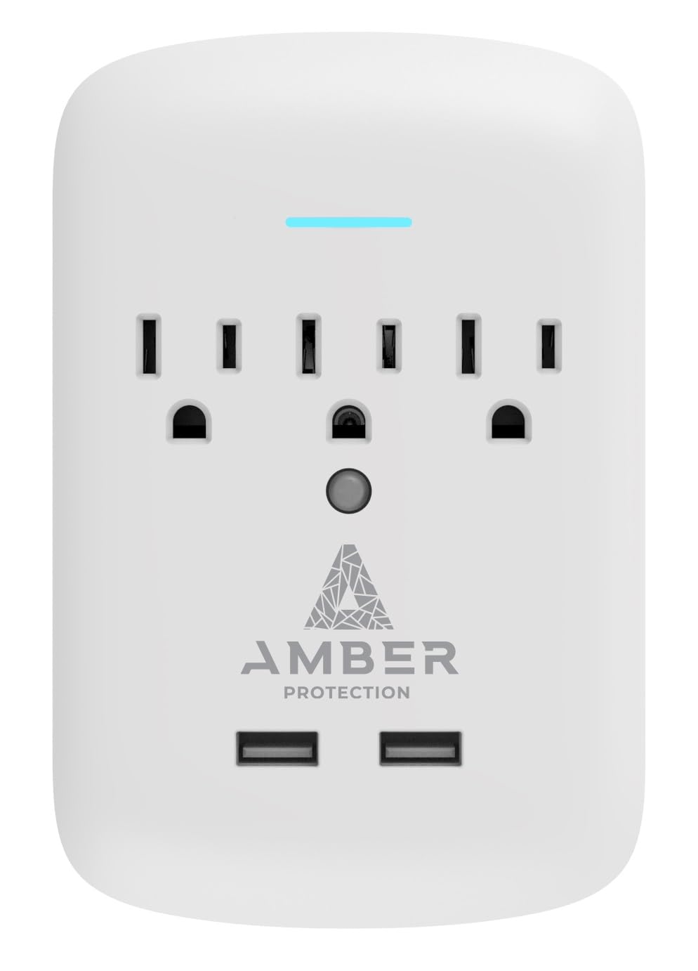 Amber Protection 3-Outlet-Surge Surge Protector (2024)