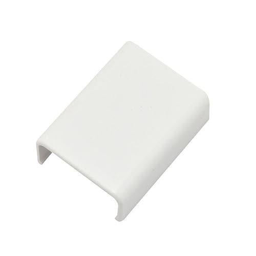 Legrand Wiremold C59 Cordmate II Cord Cover Coupling, Organizer for Wall, Holds Up to 3 Cords or Cables, White (1 Pack)