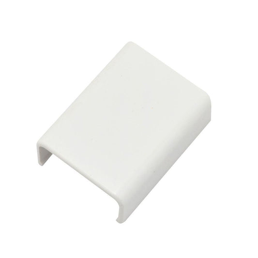 Legrand Wiremold C59 Cordmate II Cord Cover Coupling, Organizer for Wall, Holds Up to 3 Cords or Cables, White (1 Pack)