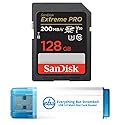 SanDisk 128GB SDXC Extreme Pro Memory Card Bundle Works with Sony Alpha a6000 Mirrorless Camera (ILCE-6000) (SDSDXXD-128G-GN4IN) Bundle with 1