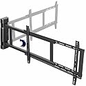 VIVO Steel Low Profile, Manual Swing TV Wall Mount for 32 to 75 inch LCD LED Plasma Screens, Articulating TV Bracket with 180 Degree Swivel