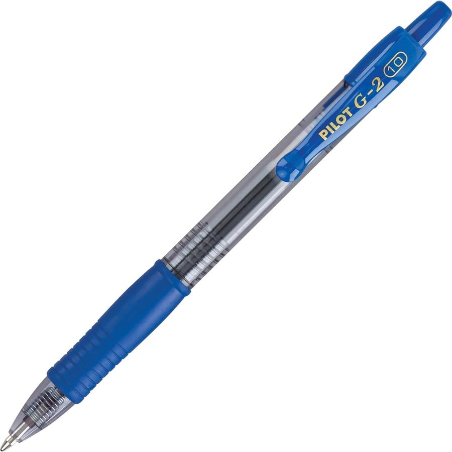 Pilot G2 Premium Gel Roller Pen, Retractable and Refillable, Bold Point 1 mm, Blue Ink, 36 Count