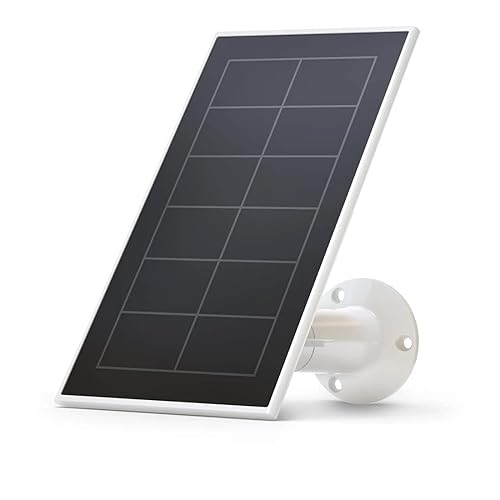 Arlo Essential Solar Panel Charger - Arlo Certified Accessory - Weather Resistant, 8 ft Power Cable, Adjustable Mount, Only Works with Arlo Essential