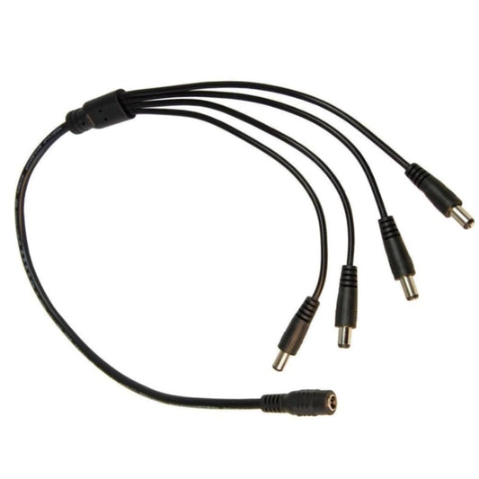 HQRP DC Female to 4 Male Power Splitter Cable for Q-See Security System Model: QT578-8C2 / QC828-4C9-2 / QT728-4G7-1 / QT5682-8K8