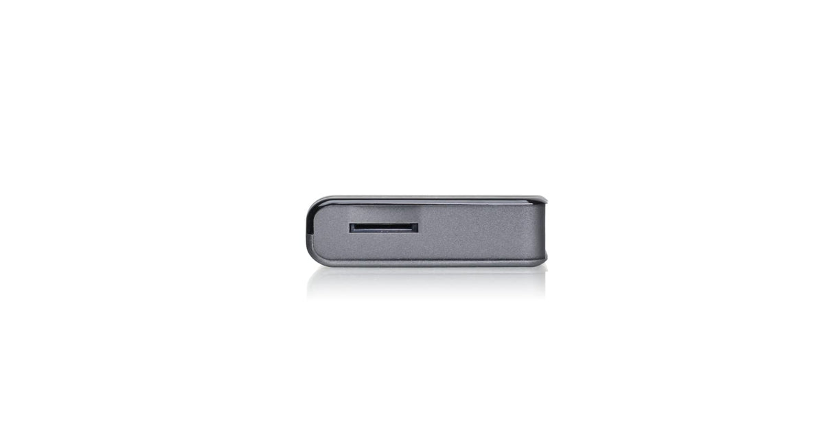 IOGEAR USB 3.0 Compact Flash Memory Card Reader - Rate Up To 5Gbps - Read 5 Cards Simultaneously - SDXC/SDHC/SD/Micro SDXC/Micro SD/Micro