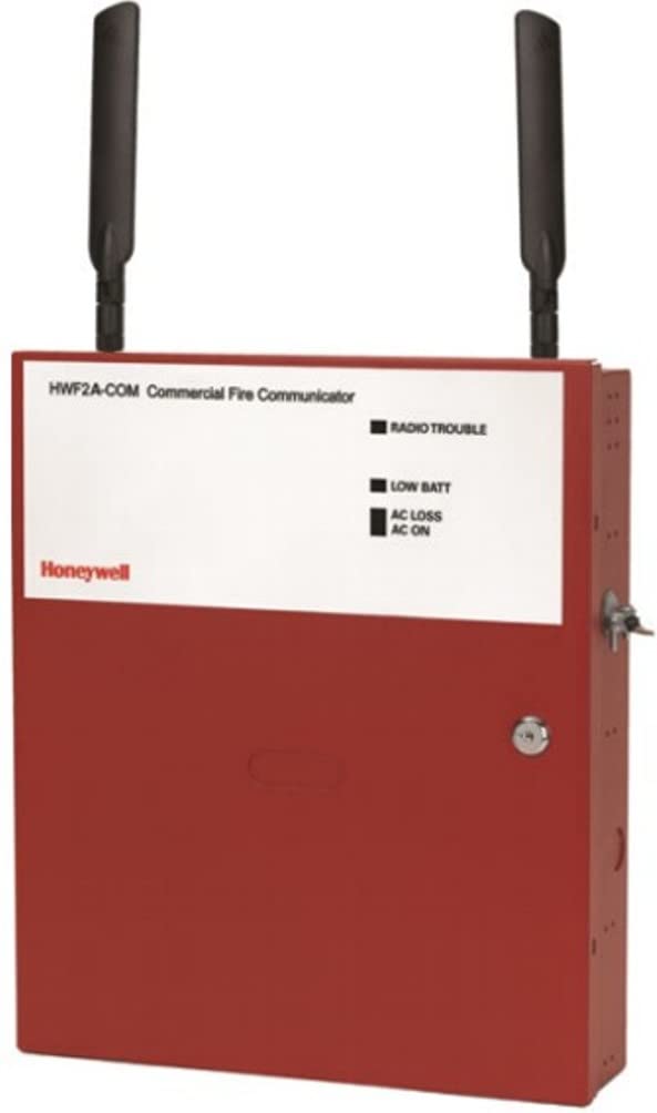 Honeywell HWF2A-COM LTE/IP Digital Cellular Fire Alarm Communicator and Internet Panel (AT&T), LTE and IP Connection Tested Every Day, Three