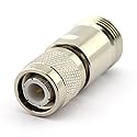 DGZZI 2-Pack TNC Male to N Female RF Coaxial Adapter TNC to N Coax Jack Connector