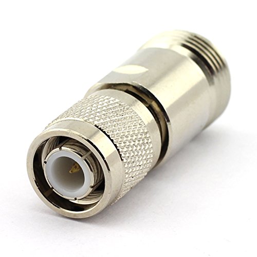 DGZZI 2-Pack TNC Male to N Female RF Coaxial Adapter TNC to N Coax Jack Connector