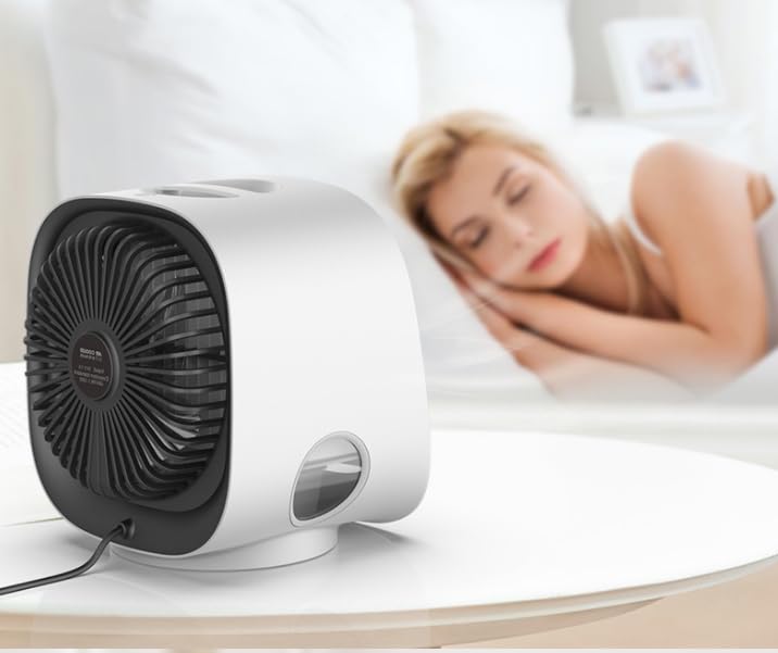 NIUGQXPX AiraBreeze,aira Breeze Portable Quiet Table Fans,3 Fan Speeds,Mini Fan (white)
