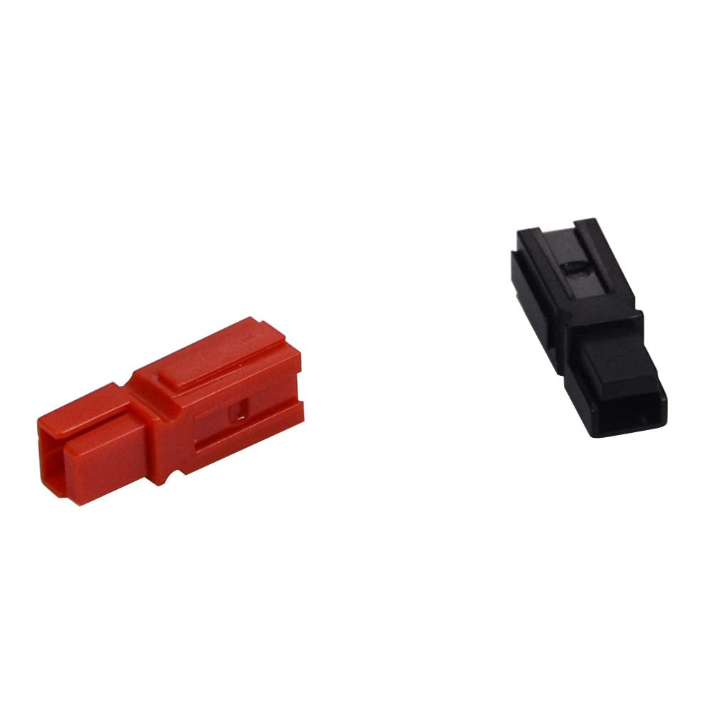 30A Battery Connectors Contacts Modular Power Supply Battery Connectors for 30 AMP 30 A,10 Pcs Black Housings+10 Pcs Red Housings+20 Pcs Contacts+10