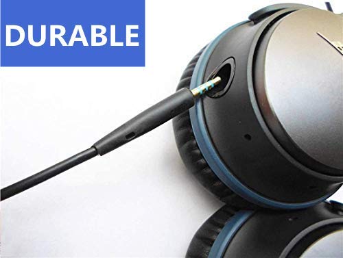 Xivip Replacement Audio Cable with Inline Remote & Microphone Headphone Compatible with Bose QuietComfort QC45 QC35II QC35 QC25 On-Ear2 OE2 OE2i…