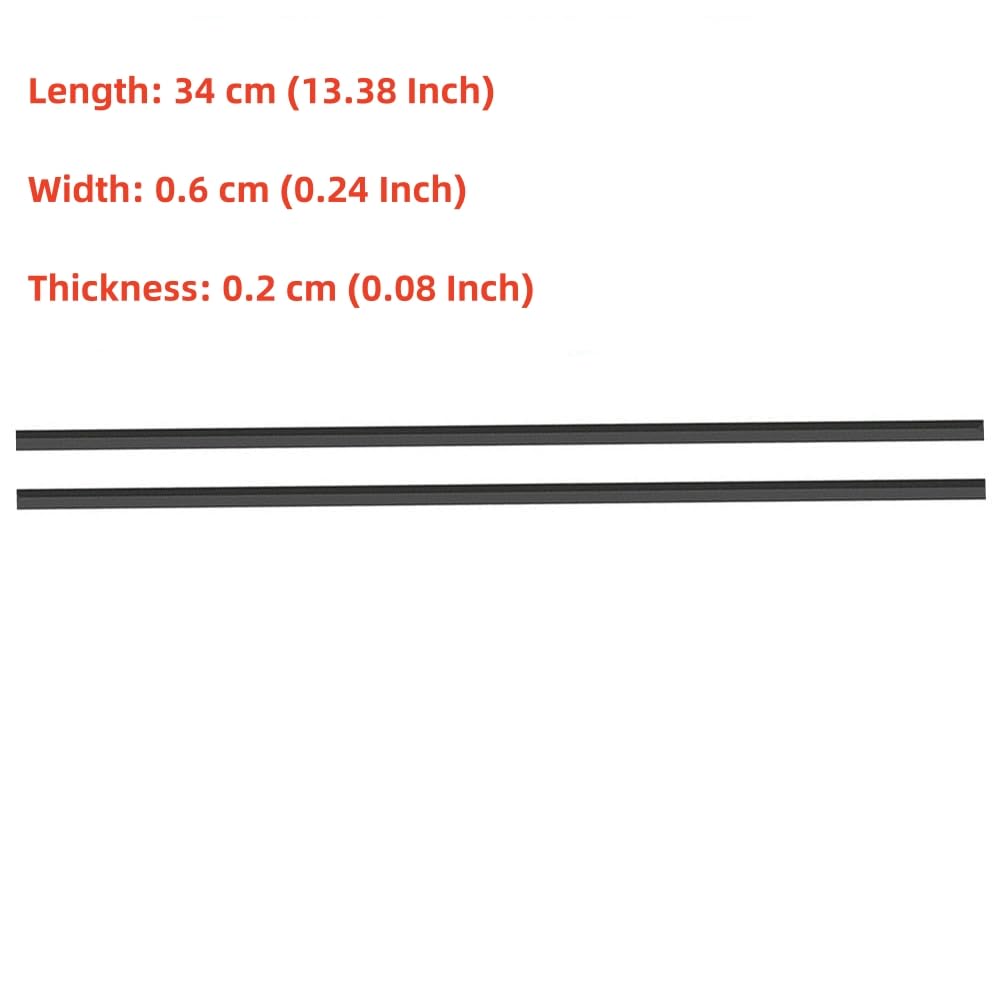 Laptop Rubber Feet Strips Replacement for HP 17-by 17-CA 470-G7 17T-by 17G-CR 17Z-CA 17-BY0035CA Series Bottom Case Rubber Foot Strip (Black)