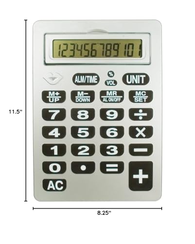 Reizen 12-Digit Jumbo Talking Calculator