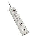 Belkin F9H62006MTL Surge Protector, 6 Outlets, 1045 Joules, 6-Ft Cord, Putty