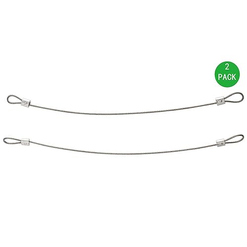 Speaker Safety Stainless Steel Cable?Safety Wire Rope for Ceiling Speaker Mounted Ceiling or on The Wall,Add Security,for Hanging Light,Lock