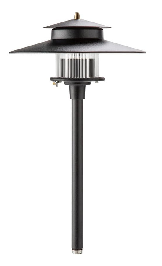 SPW Vista Professional Outdoor Lighting PR-9206-B-2.5-W-T3 Path Light with Aluminum Housing & Black Finish (Includes 2950K 2.5W T-3 LED Lamp Bulb)
