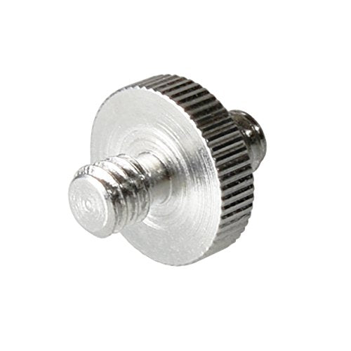 Foto&Tech 5 Pieces 1/4" Male to 1/4" Male Threaded Screw Adapter Compatible with Camera Cage/Shoulder Rig/Tripod/Socket Studio/Lighting Equipment/LED