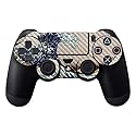 MightySkins Carbon Fiber Skin for Sony PS4 Controller - Great Wave of Kanagawa | Protective, Durable Textured Carbon Fiber Finish | Easy to Apply