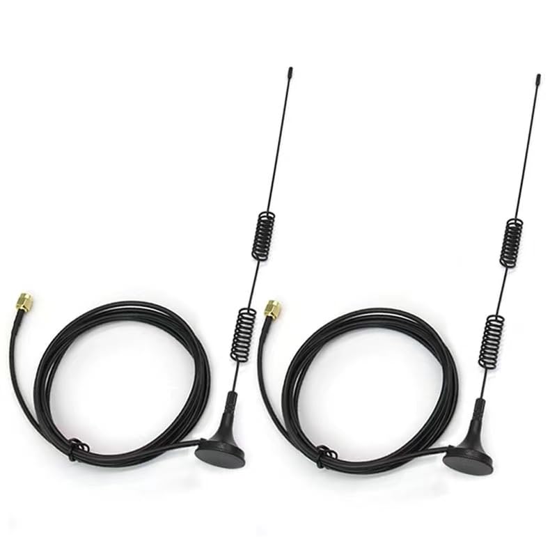 Dual Band WiFi 2.4GHz 5GHz 5.8GHz 10dBi Magnetic Base MIMO RP-SMA Male Antenna for WiFi Router PCIe Wireless Network Card USB Adapter Security IP