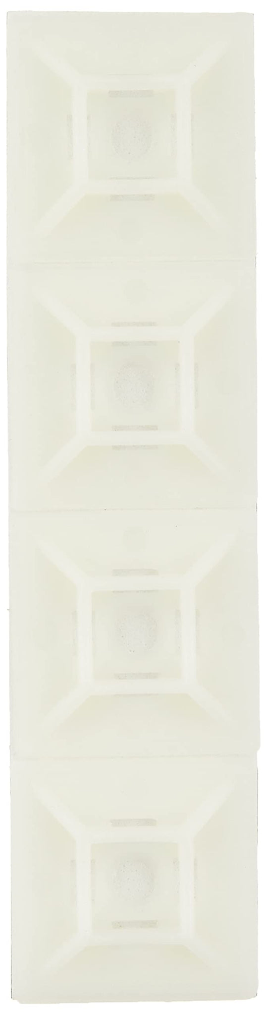 StarTech.com Self-adhesive Nylon Cable Tie Mounts - Pkg of 100 - Cable organizer , TAA (HC102)