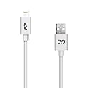 PureGear Charge-Sync Cable for Apple Lightning devices - White 48"