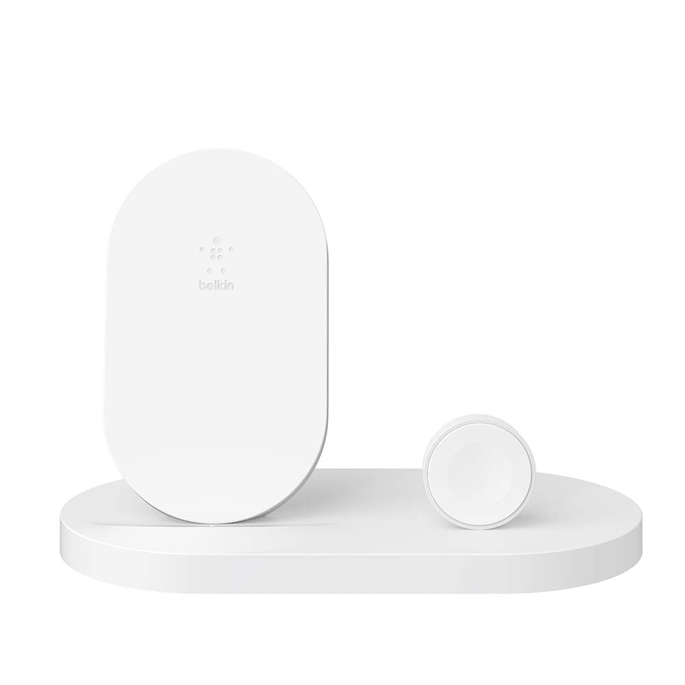 Belkin Boost Up Wireless Charging Dock for iPhone + Apple Watch + USB-A Port (Wireless Charger for iPhone XS, XS Max, XR, X, 8/8 Plus, Apple Watch 4