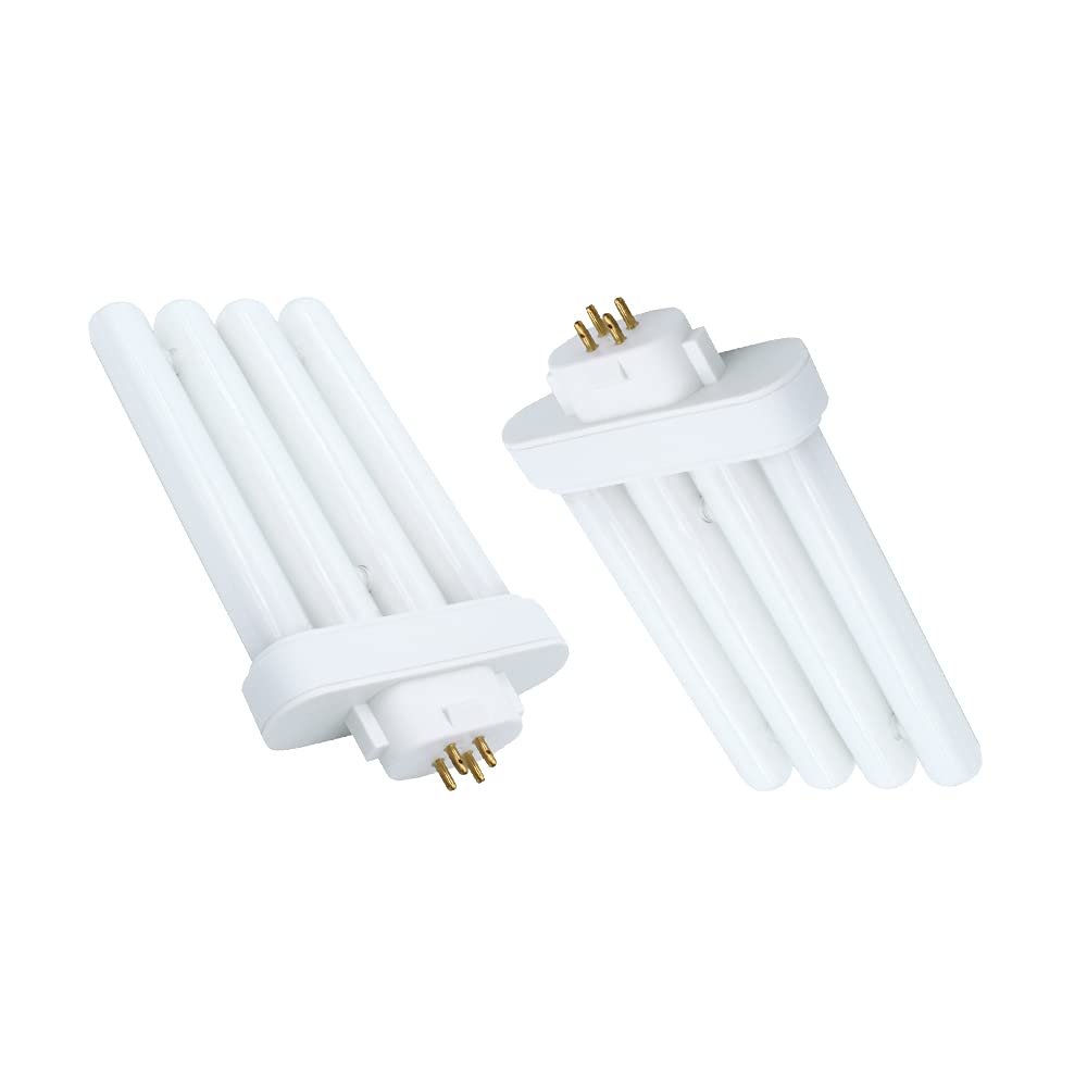 Replacement Light Bulbs for CFML27VLX 27 Watt Natural Daylight Spectrum Light Bulb by Lumenivo - 27 Watt 6500K Bulb Four Tube CFL with GX10Q-4 4 Pin