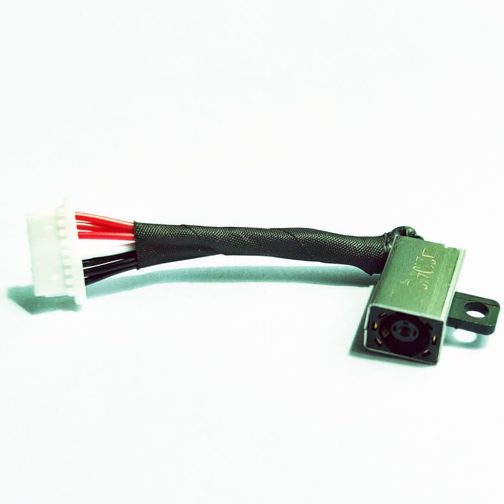 DC Power Jack Connector Flex Cable for Dell Laptop, Replacement Power DC-in Port Charging Cable Cord for Dell Compatible for Inspiron 15-5568 7569
