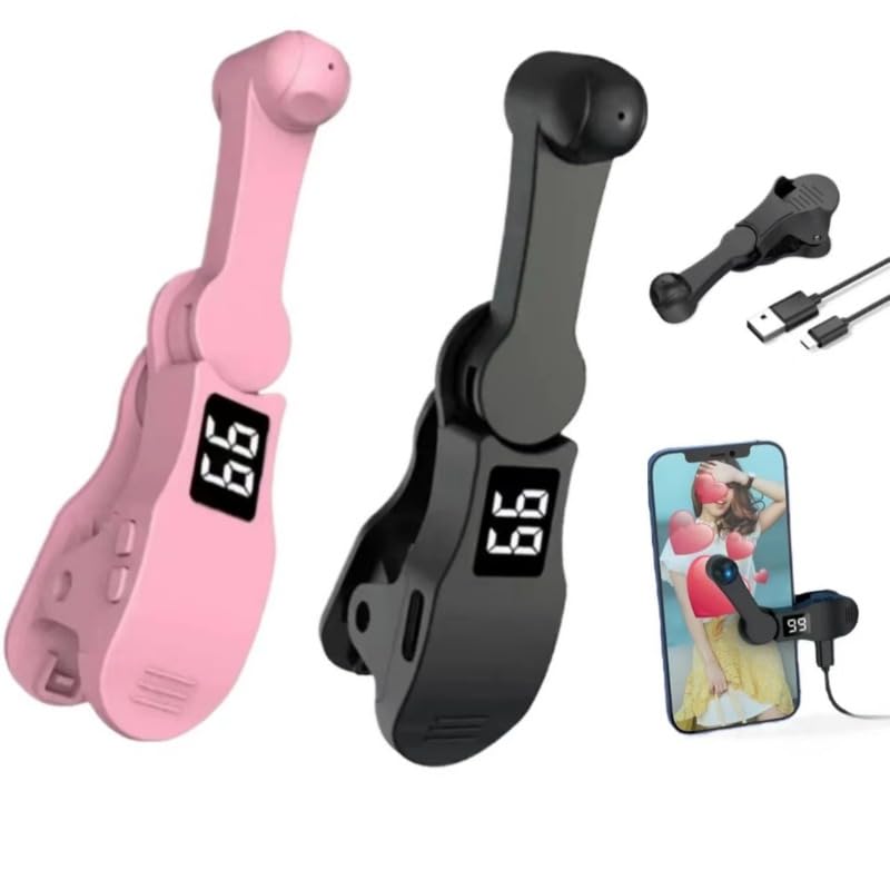 2 Pcs Auto Clicker for Smart Phone, Adjustable Auto Screen Tap for Smartphone Apps, Smartphone Game Screen Touch Digital Tripod