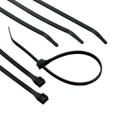 GB Electrical 46-308UVB 100 Pk 8" Ultraviolet Black Cable Ties
