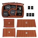 UCCKEYI 4-Pack Camera Bag Case Insert Partition Divider Separator Pad Protective Lens Camera Bag Dividers Inserts Compatible with Canon Sony etc...