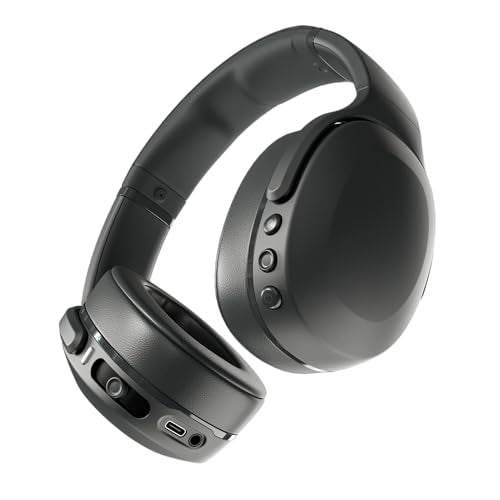 Skullcandy Crusher Evo Wireless Bluetooth Headphones with Multi-Sensory Bass, Noise Isolating Over-Ear Fit, Up to 40 Hours Battery, Microphone…