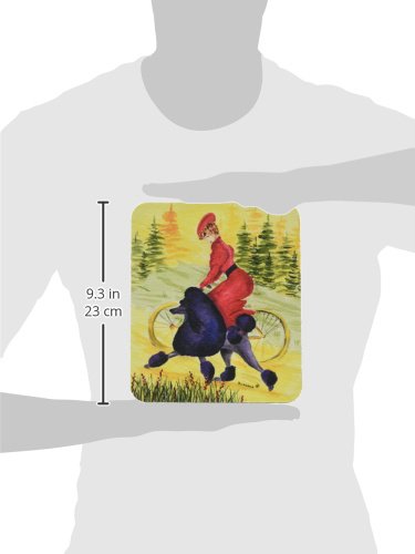 Caroline's Treasures SS8635MP "Poodle Mouse Pad, Hot Pad or Trivet" for Home Office Gaming Working Computers Laptop Mouse Mat,Washable Large Mousepad