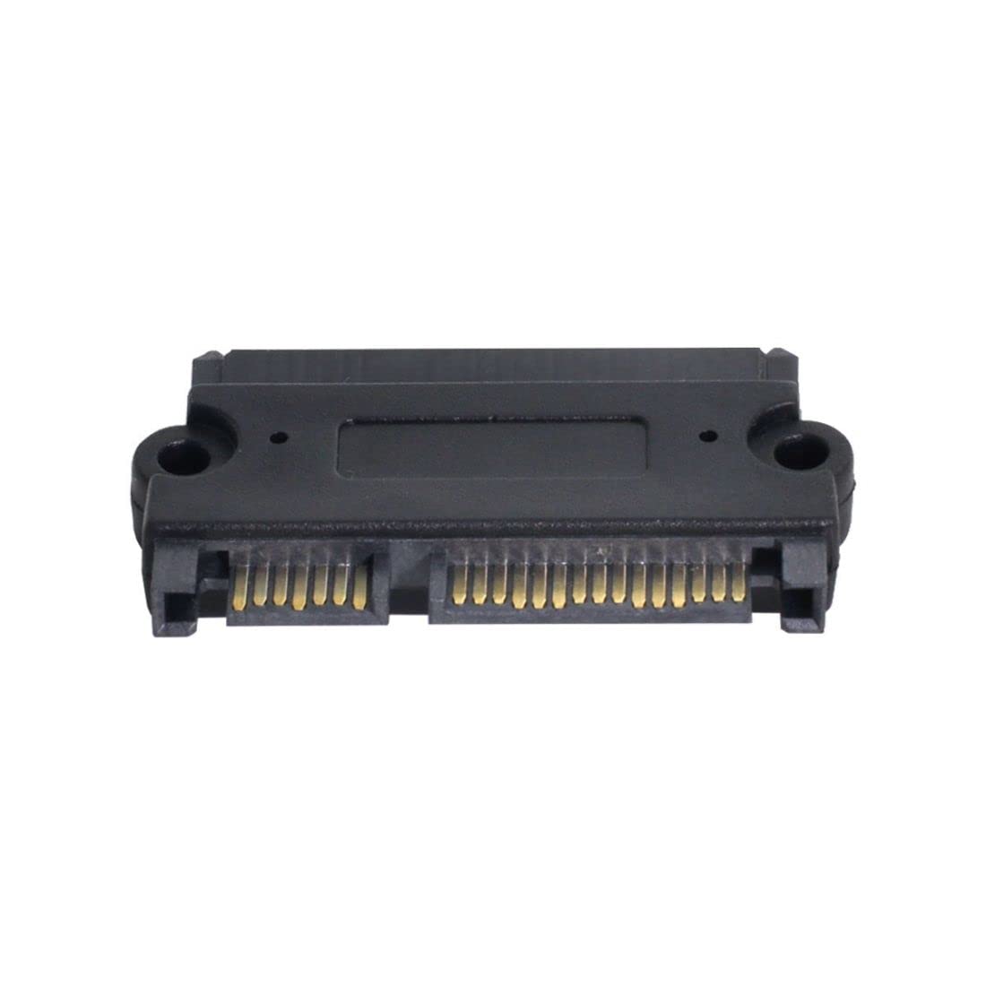chenyang 3.5 & 2.5inch SATA 22Pin 7+15 Male to SATA 22P 7+15 Female for Disk SSD Extension Convertor Adapter with Screw Holes