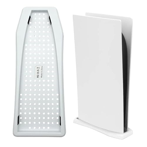 Vertical Stand for PS5 Console - Digital Edition - PlayStation 5 Holder Stand Bracket Mount Base with Built-in Cooling Vents and Non-Slip Feet, Not