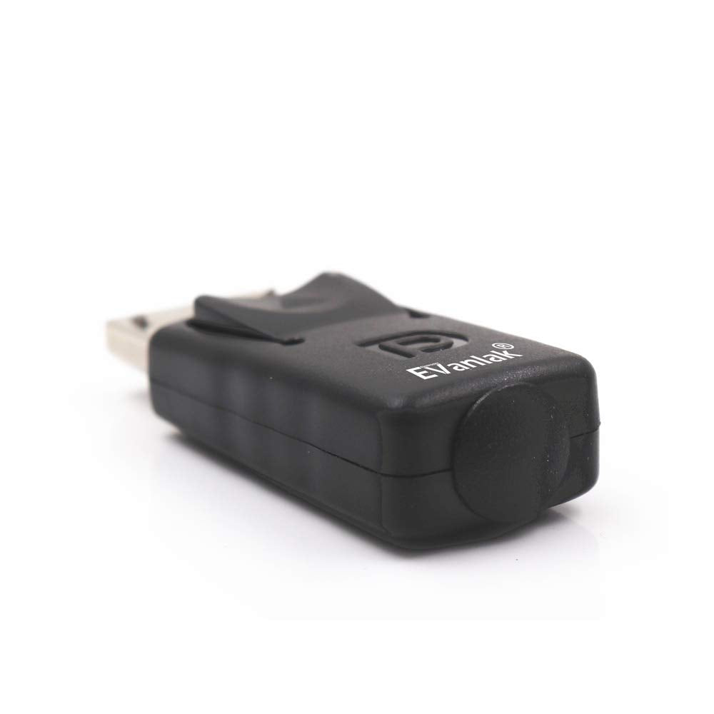 EVanlak DispalyPort Headless Ghostclassic Style Display Emulator for PC 4K DP Dummy Plug fit Headless 1080@60Hz- 3840x2160@17Hz 3Pack