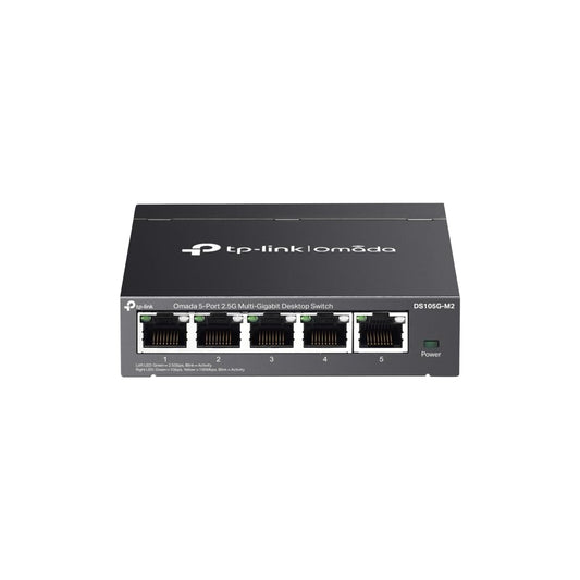 Omada 5-Port 2.5G Multi-Gig Unmanaged Switch | 25Gbps Switching Capacity | Silent Fanless Operation | Ideal for Gaming, 4K Video, NAS & WiFi 6