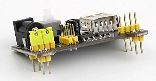CorpCo MB102 Breadboard Power Supply Module 3.3V/5V for Arduino Board Solderless Breadboard