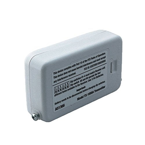Rodann Electronics Wireless Transmitter - 500ft Range, PIR Sensor Technology, White