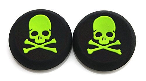 Gametown 2 Silicone Thumb Grip Stick Cover Caps For Sony PS4 PS3 PS2 Xbox 360 Xbox one Analog Controller Green