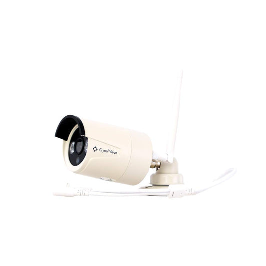 [New Upgrade] Crystal Vision CVT-20WB 3MP Wireless HD Camera Add-on/Replacement (Button Type) for CVT804A/CVT808A/CVT808N