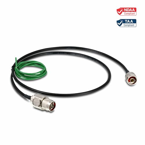 TRENDnet Outdoor Lightning Arrestor Kit, N-Type Male to N-Type Male, TEW-ASAL1