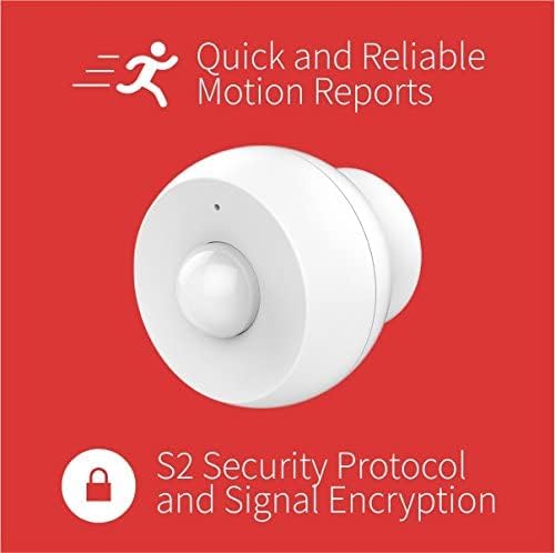 Zooz 800 Series Z-Wave Long Range S2 Motion Sensor ZSE18 800LR with Magnetic Mount, Works with Z-Box, Hubitat, and Home Assistant