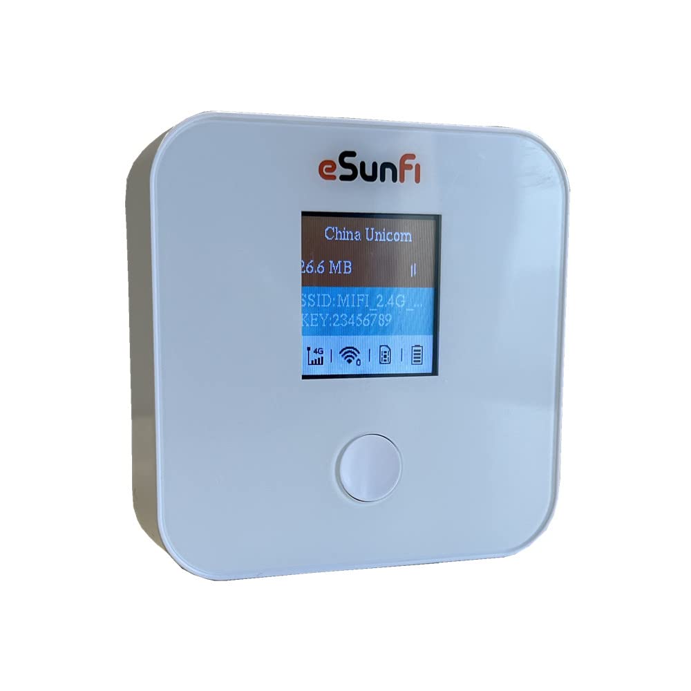 Sunhans eSunFi SHFiEL40 4G LTE WiFi Mobile Hotspot Router, Worldwide WiFi Portable High Speed WiFi Hotspot, No SIM Card Needed,Secure Wireless Network