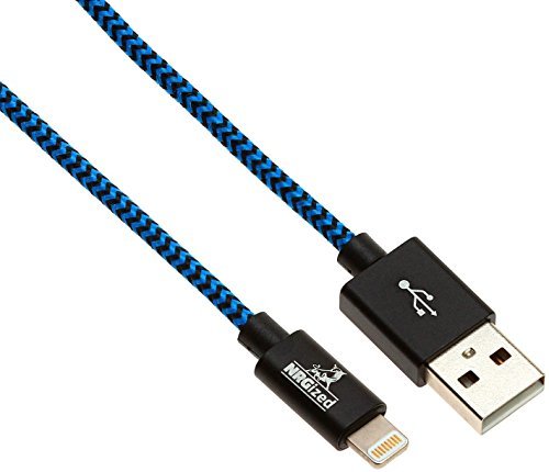 NRGPower Premium 3ft Nylon Braided USB Cable with Lightning Connector [Apple MFi Certified] for iPhone 6s Plus / 6 Plus, iPad Pro, Air 2 and More…